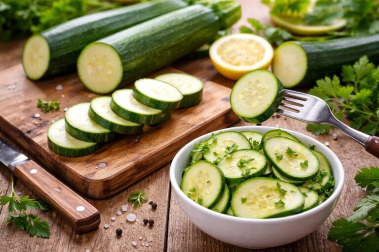 Peut-on manger de la courgette crue