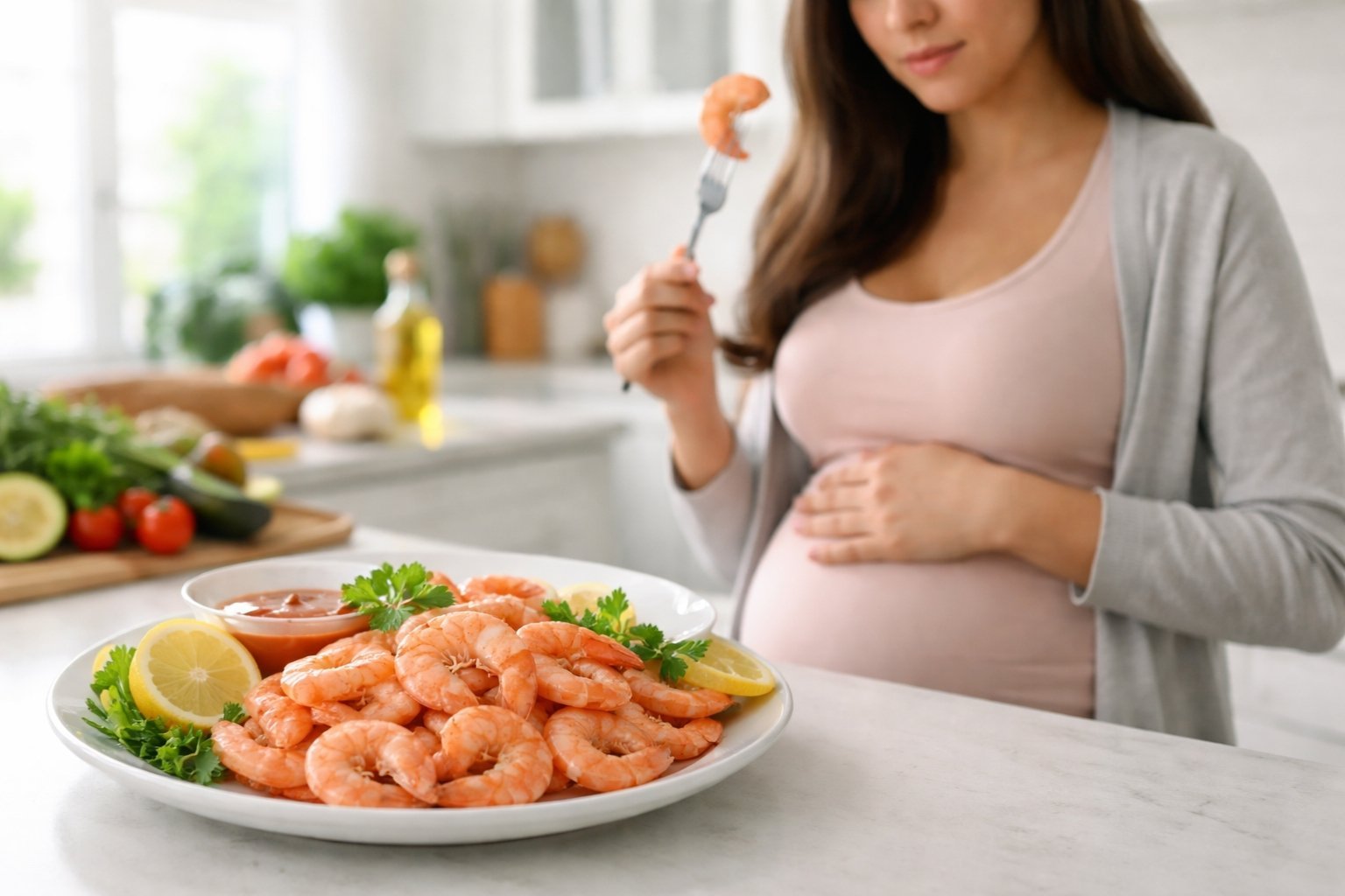 Peut on manger des crevettes enceinte