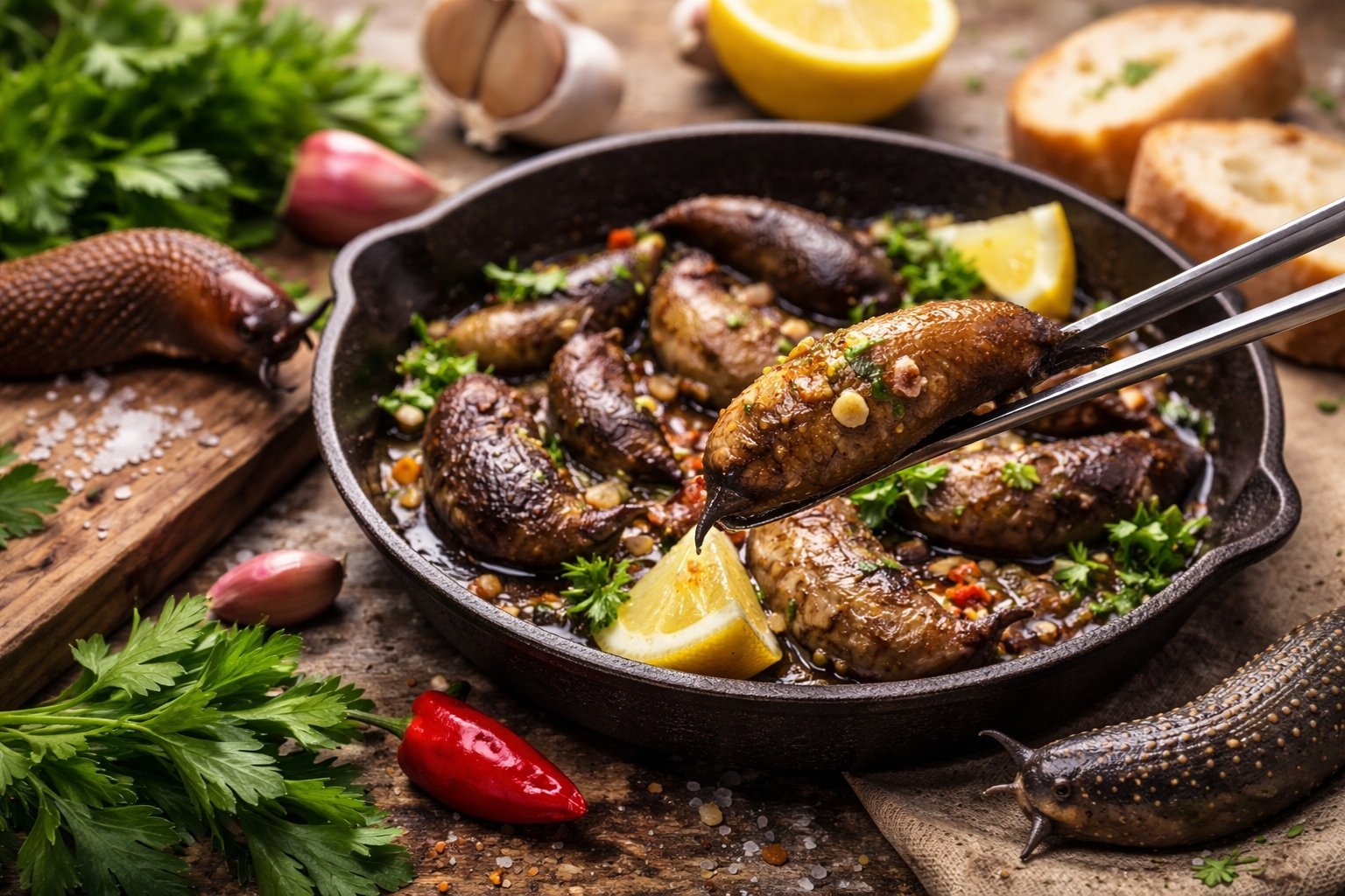 Peut-on manger des limaces