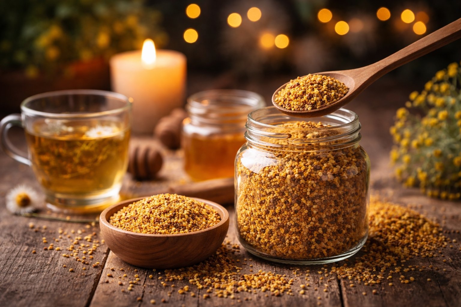 Peut-on manger du pollen le soir