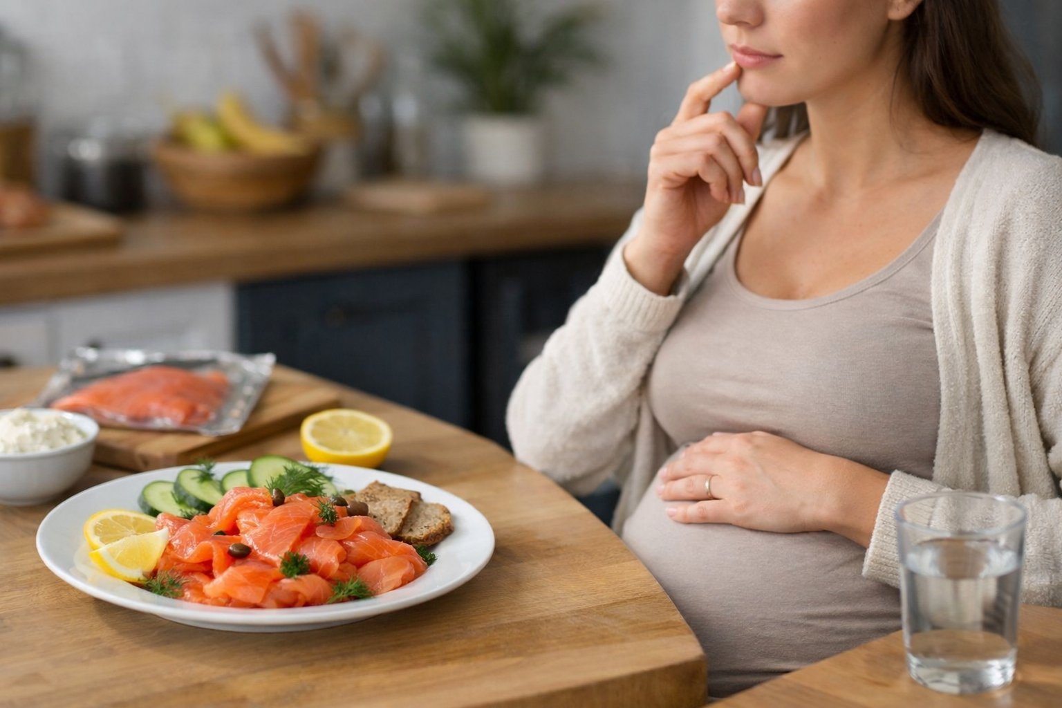 Peut-on manger du saumon fumé enceinte