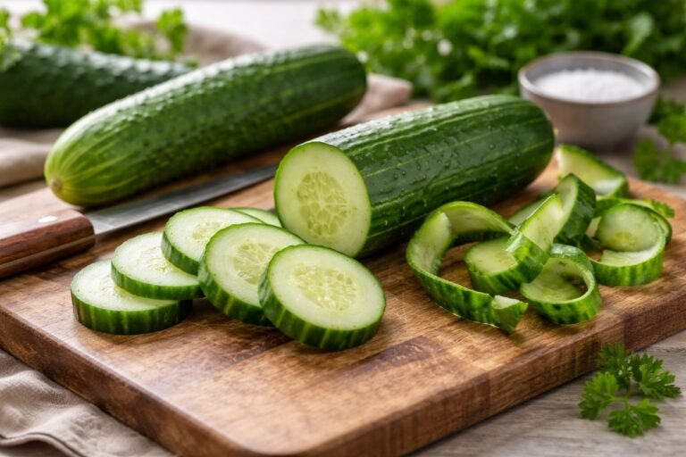 Peut on manger la peau du concombre