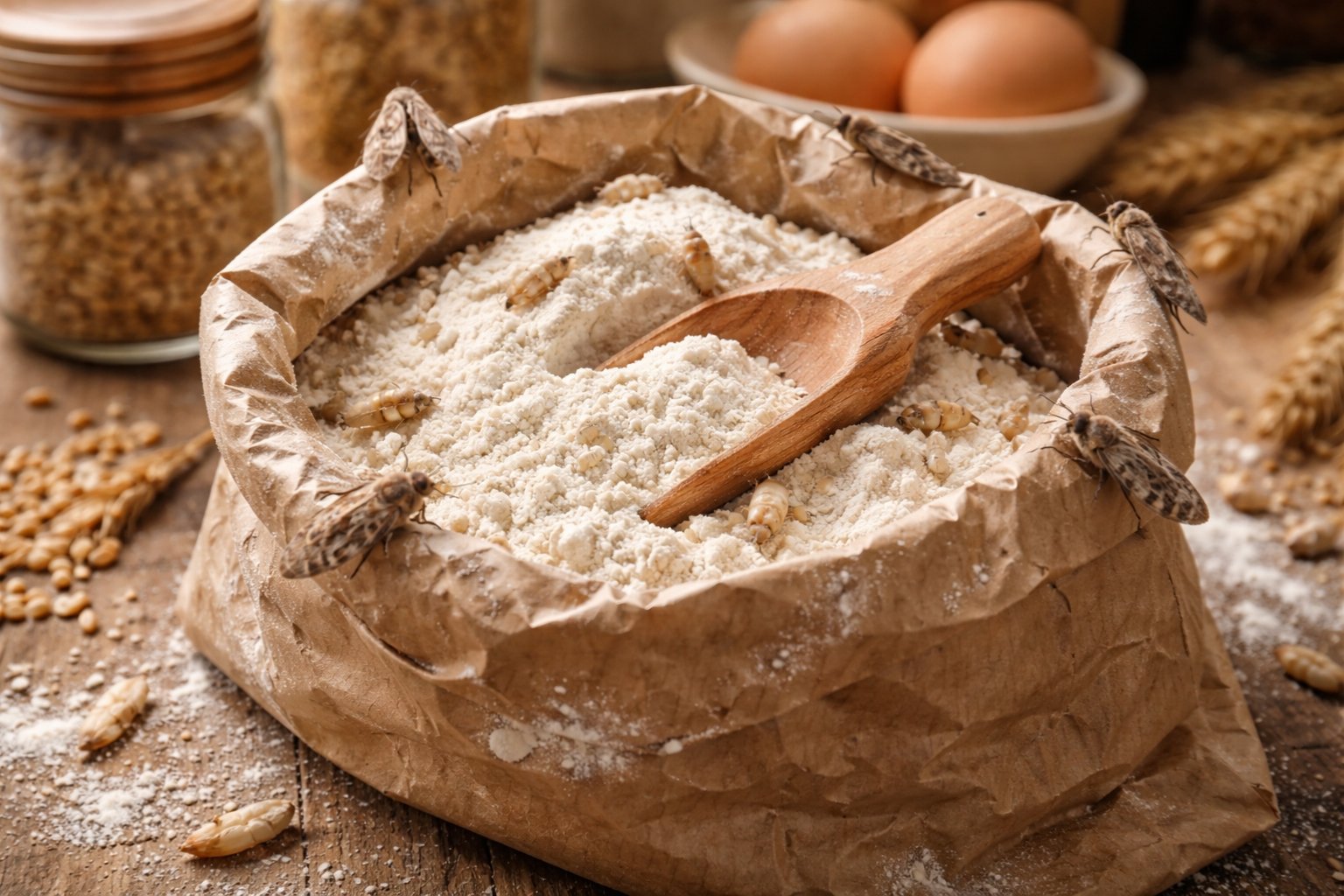 Peut-on manger de la farine avec des mites