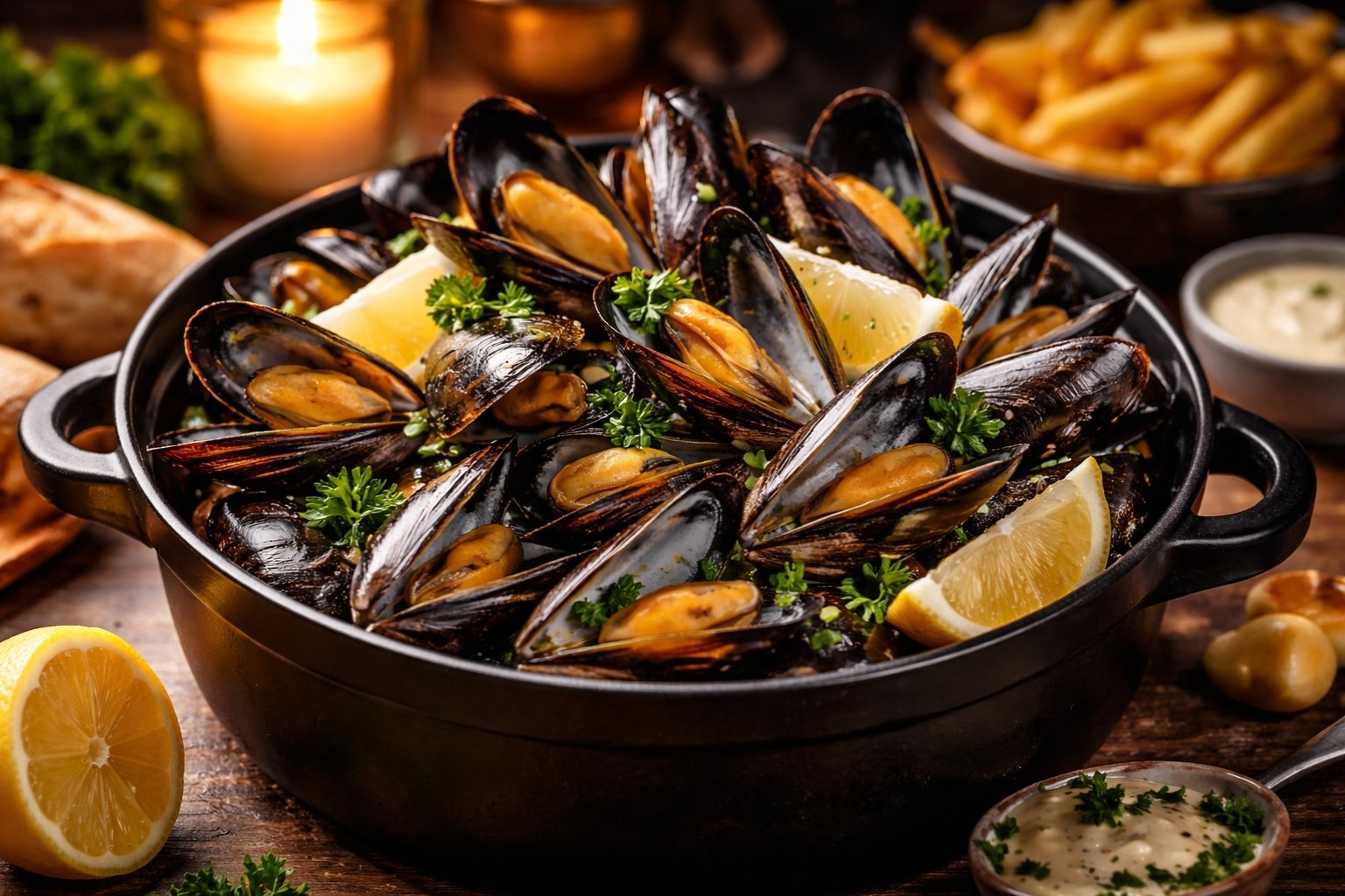 Peut-on manger des moules le soir