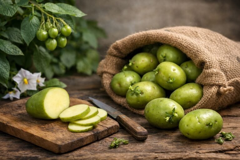Peut-on manger des pommes de terre vertes