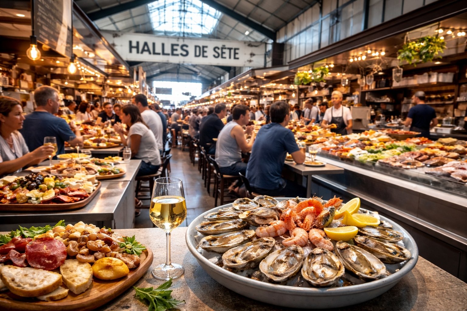 Peut-on manger aux Halles de Sète