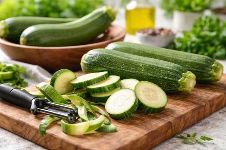 Peut-on manger la peau des courgettes