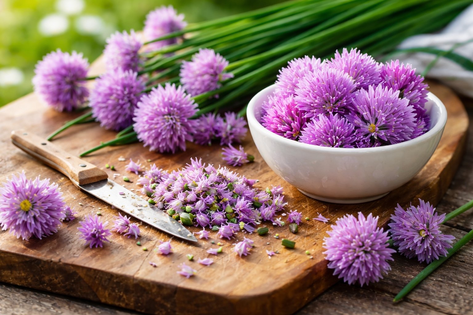 Peut-on manger les fleurs de ciboulette