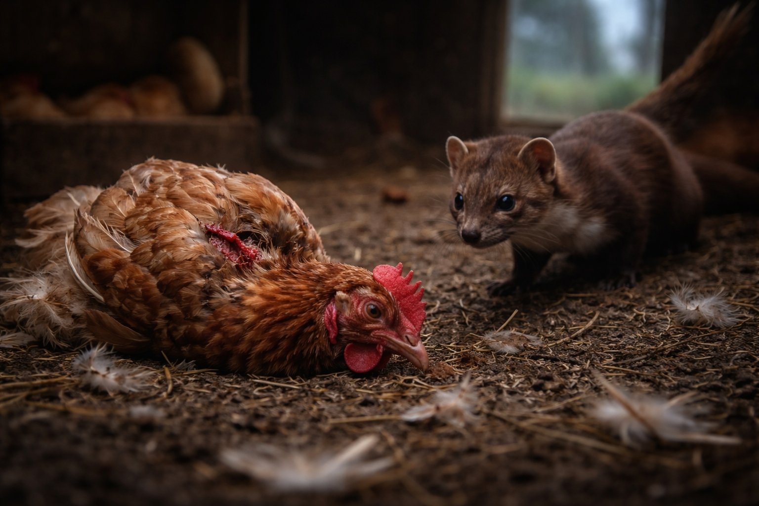 Peut-on manger une poule tuée par une fouine