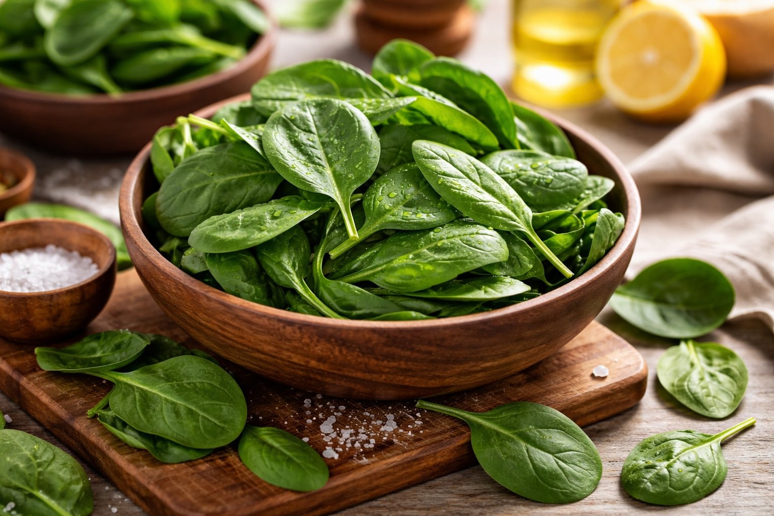 Peut-on manger des épinards crus