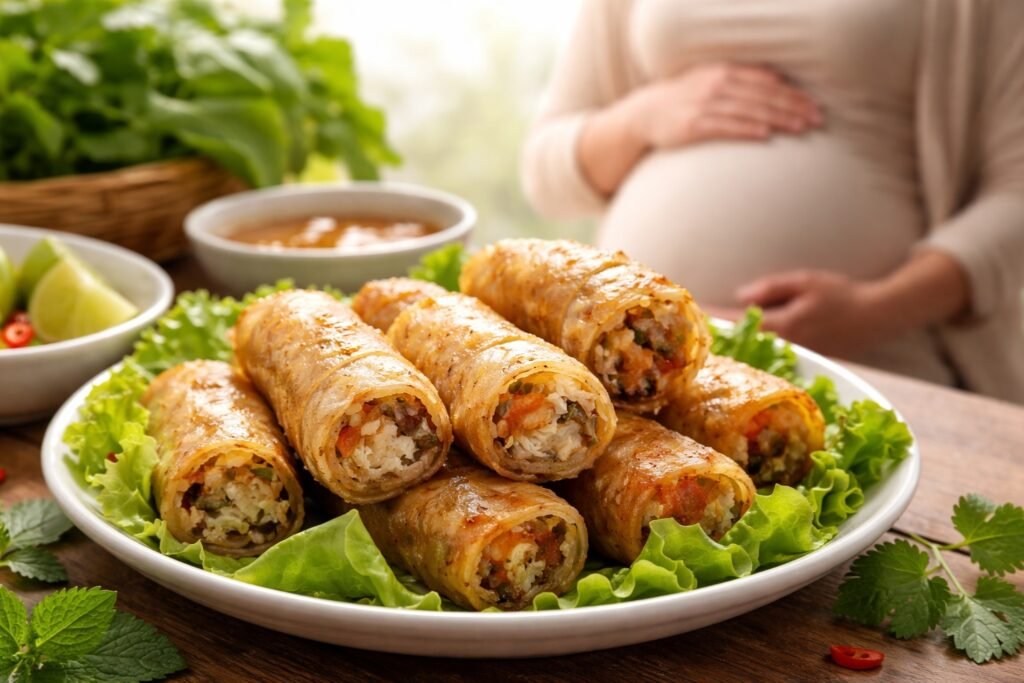 Peut-on manger des nems enceinte