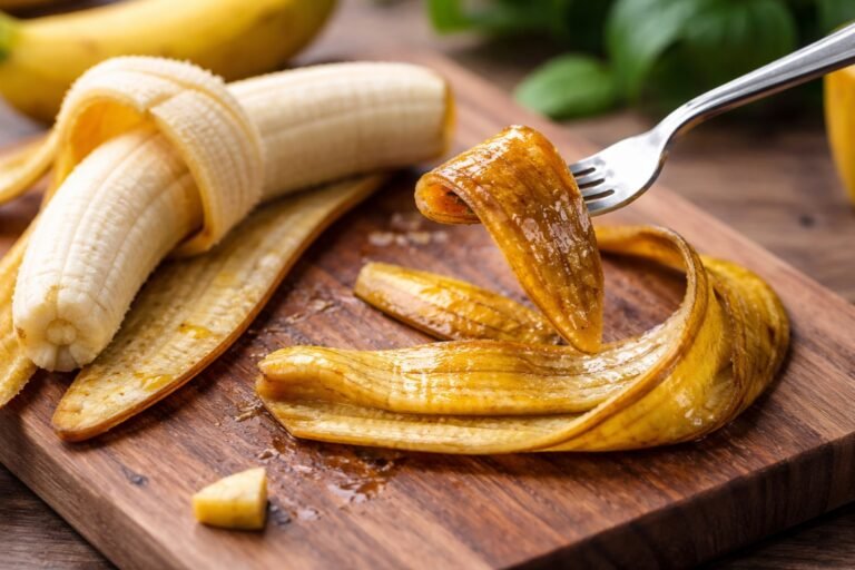 Peut-on manger la peau de banane