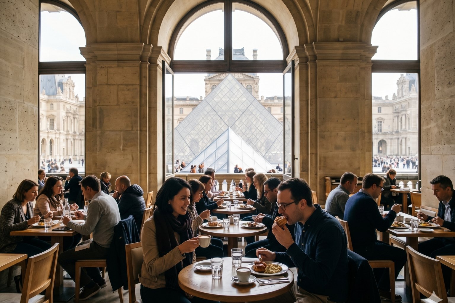Peut-on manger dans le Louvre