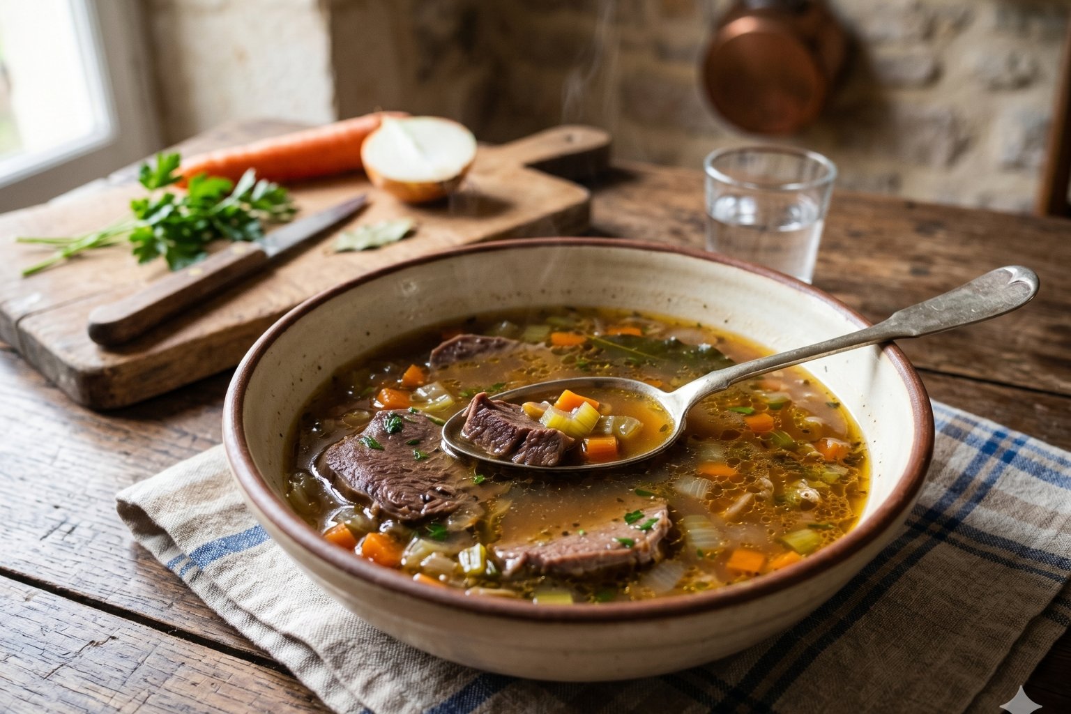 Peut-on manger le bouillon de langue de bœuf