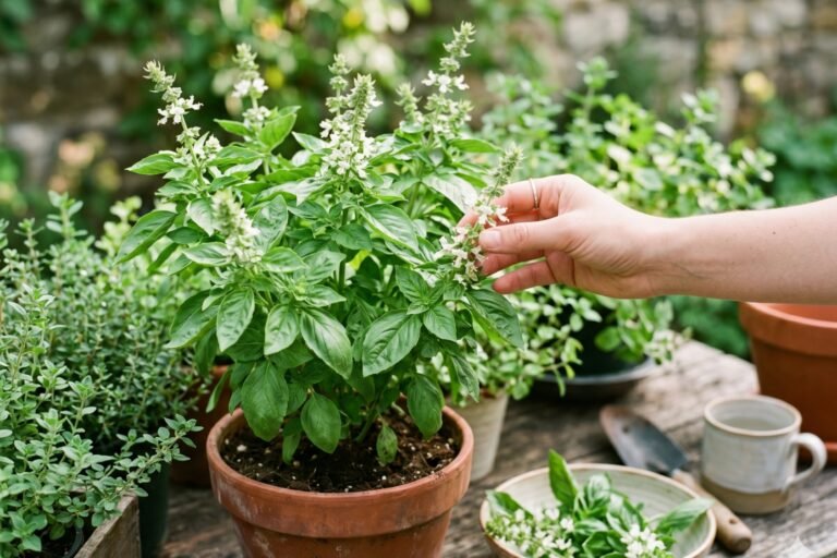 Peut-on manger les fleurs de basilic