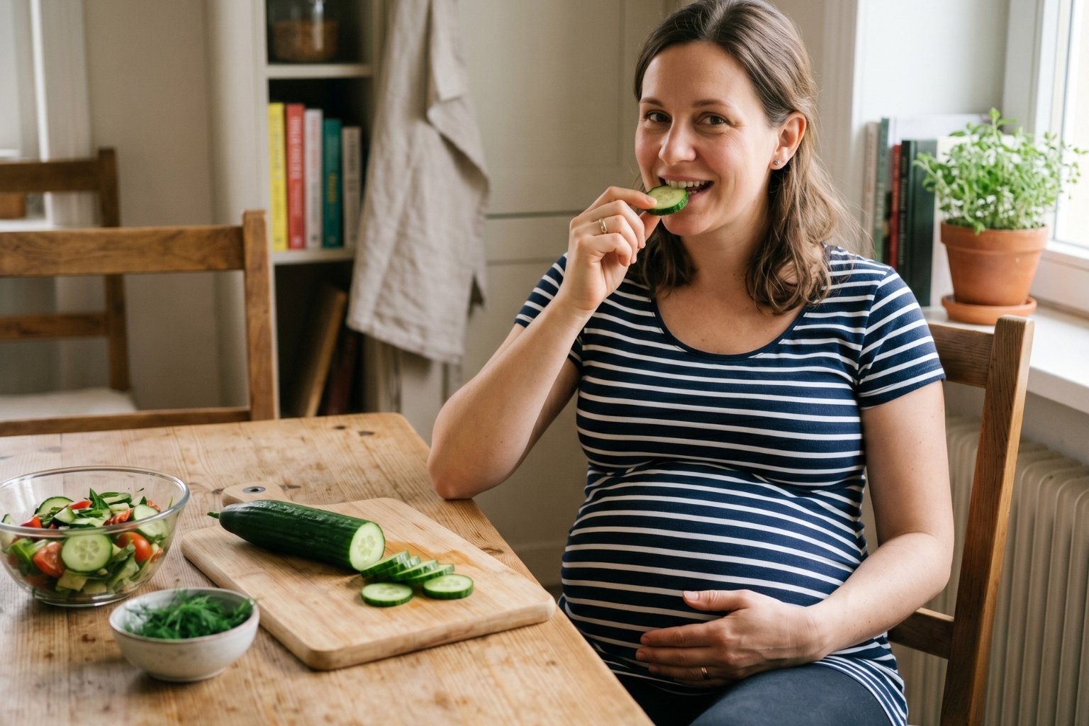 Peut-on manger des concombres enceinte