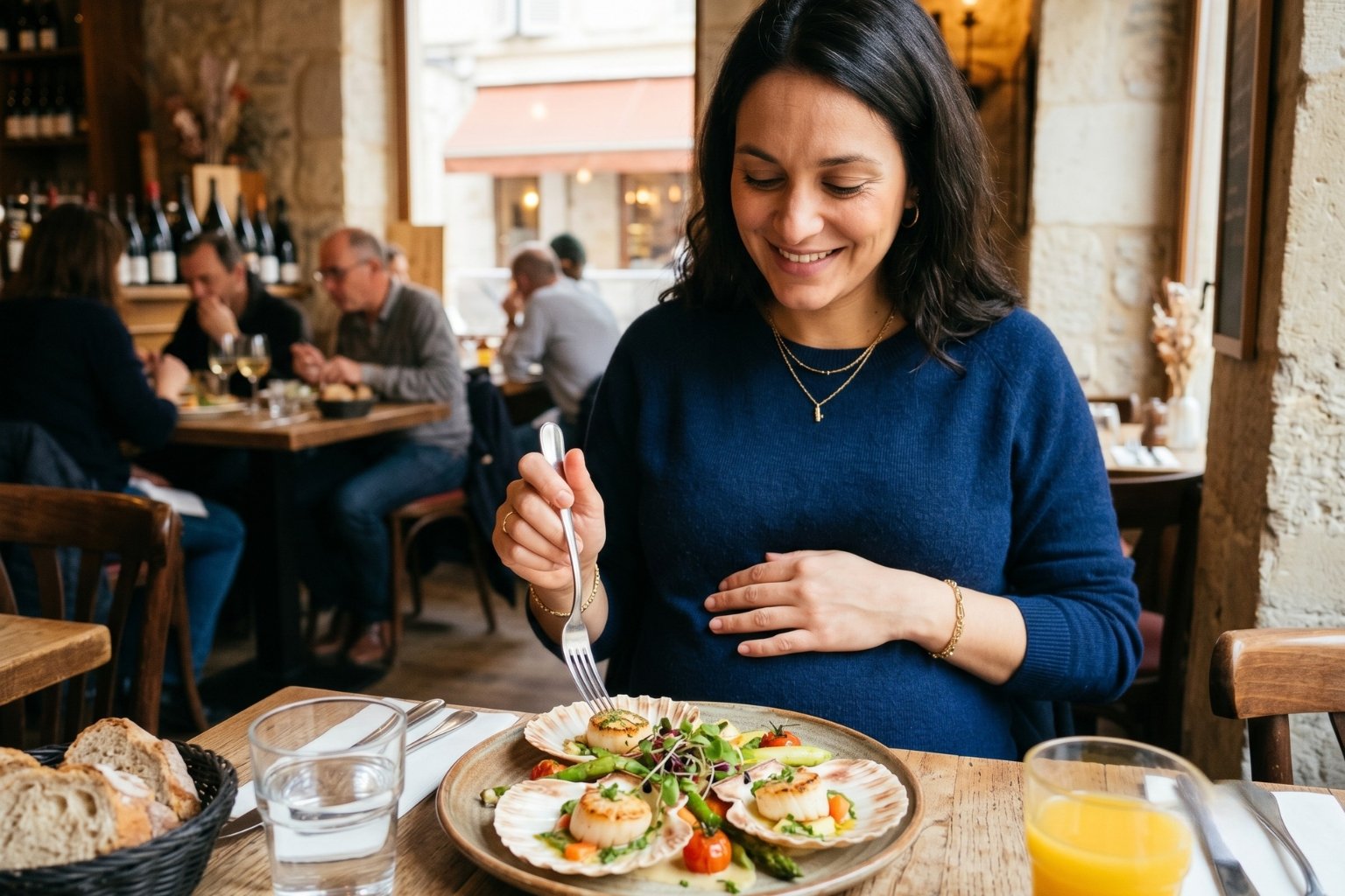 Peut-on manger des coquilles Saint-Jacques enceinte
