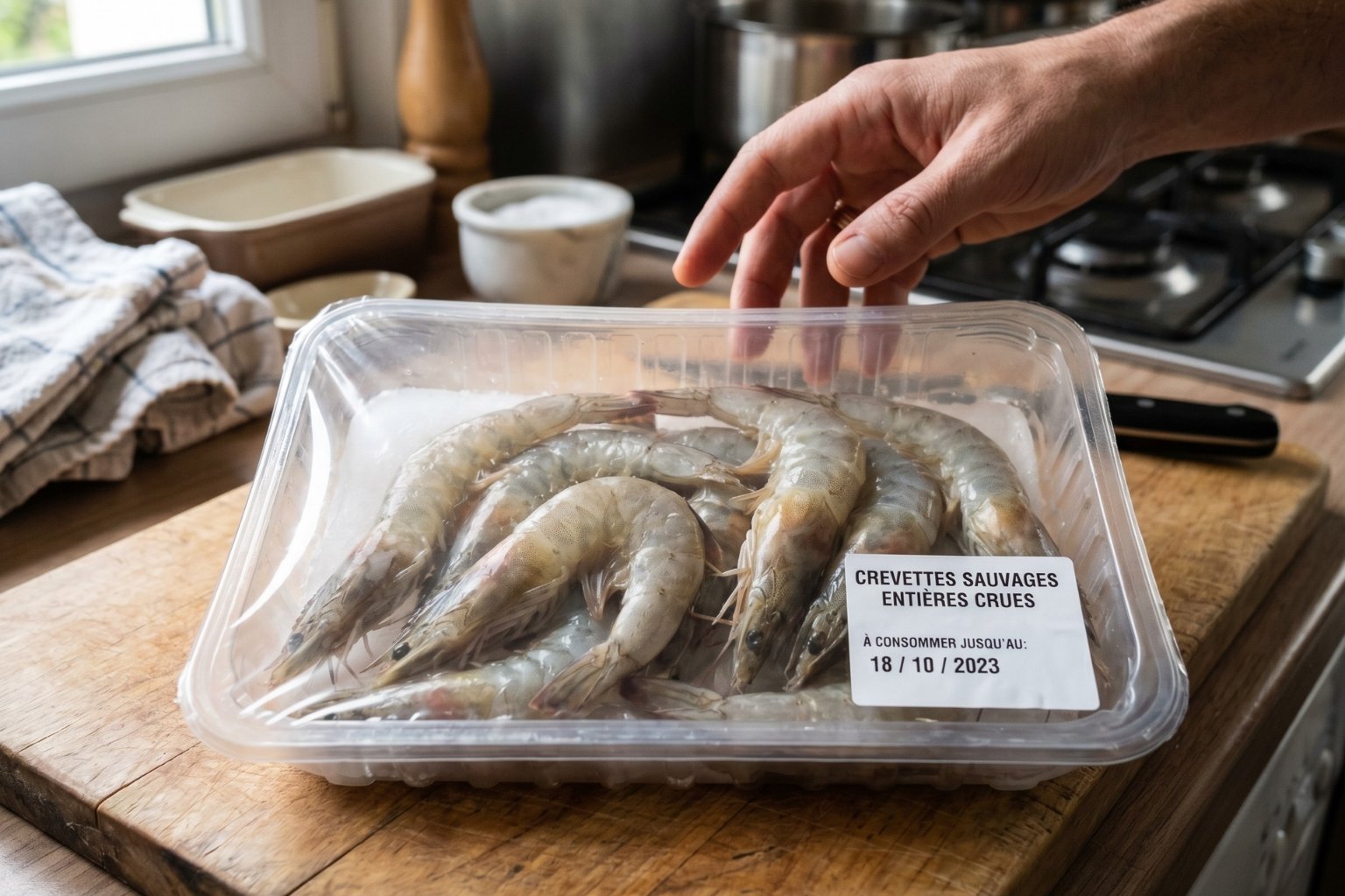 Peut-on manger des crevettes périmées 2 jours après la date