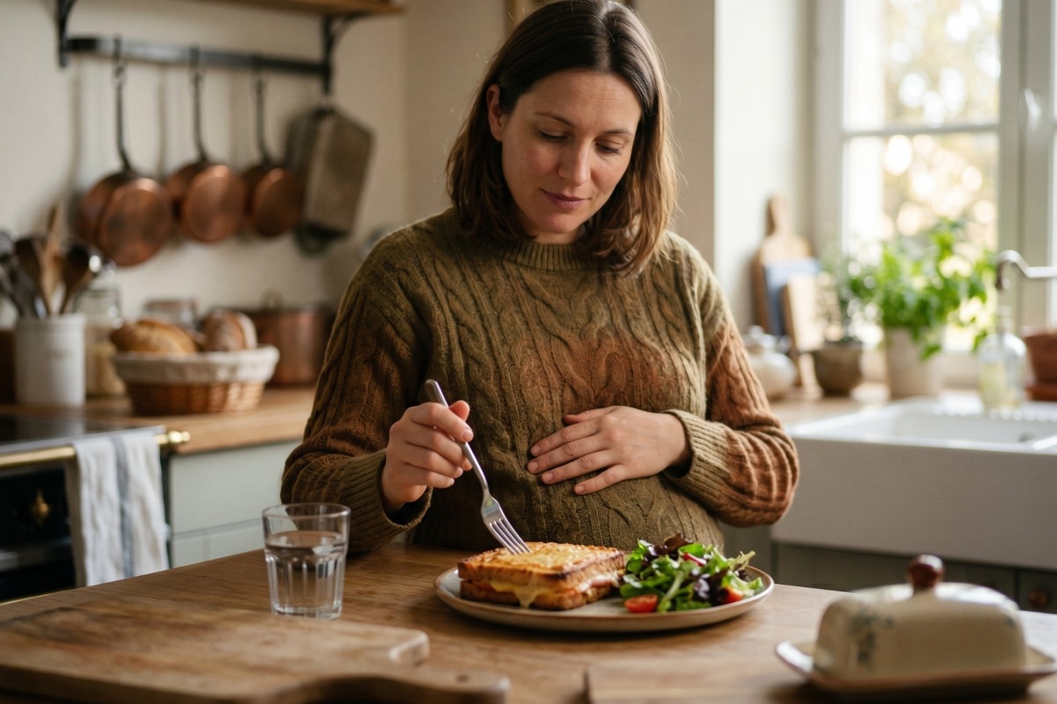 Peut-on manger des croque-monsieur enceinte