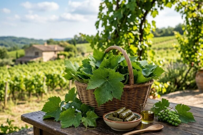 Peut-on manger des feuilles de vigne