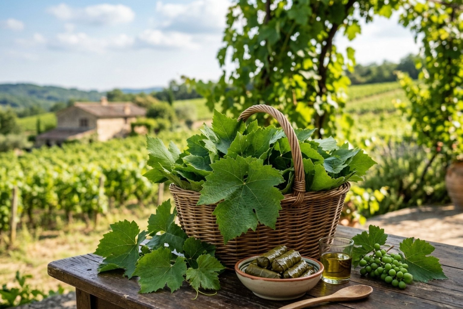 Peut-on manger des feuilles de vigne