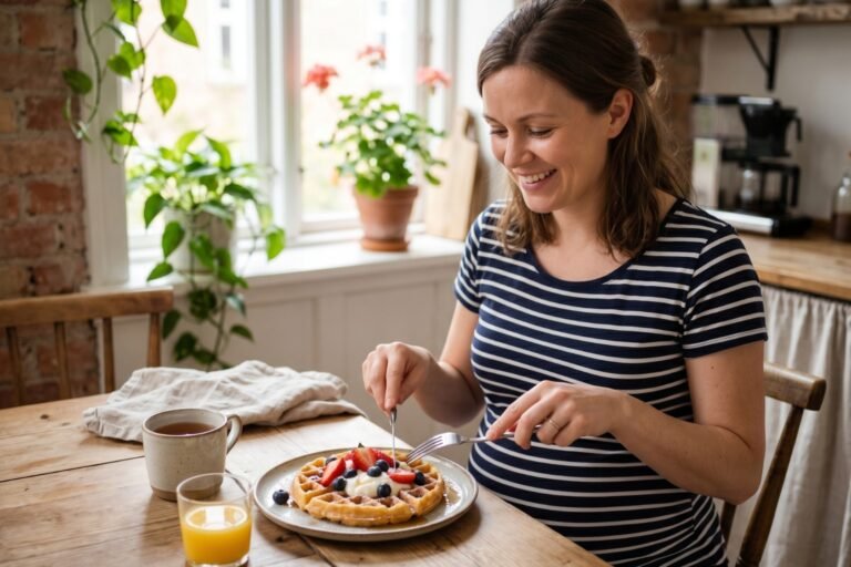 Peut-on manger des gaufres enceinte