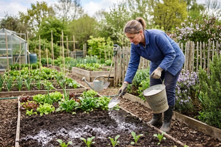 Quand mettre de la chaux dans le jardin