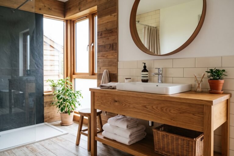 Quel bois dans une salle de bain