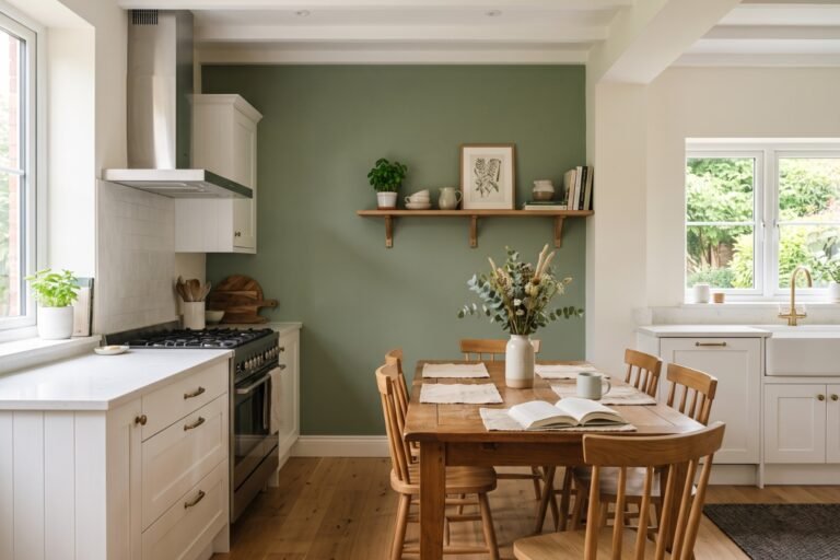 Quel mur peindre en couleur dans une cuisine