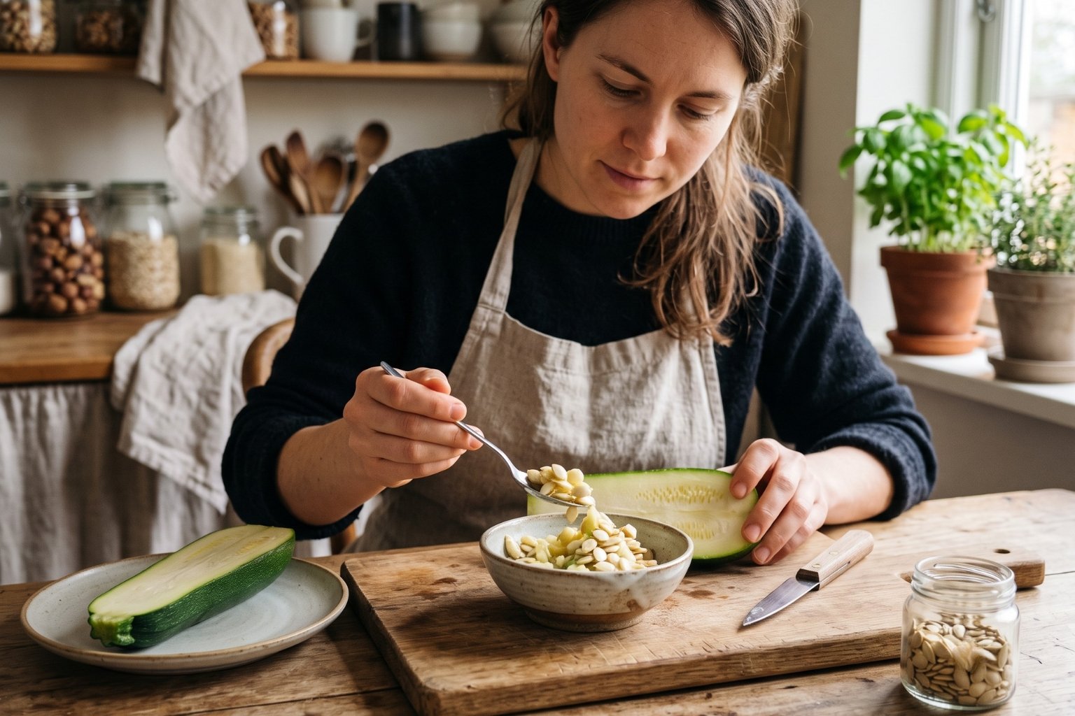 Peut-on manger des graines de courgettes