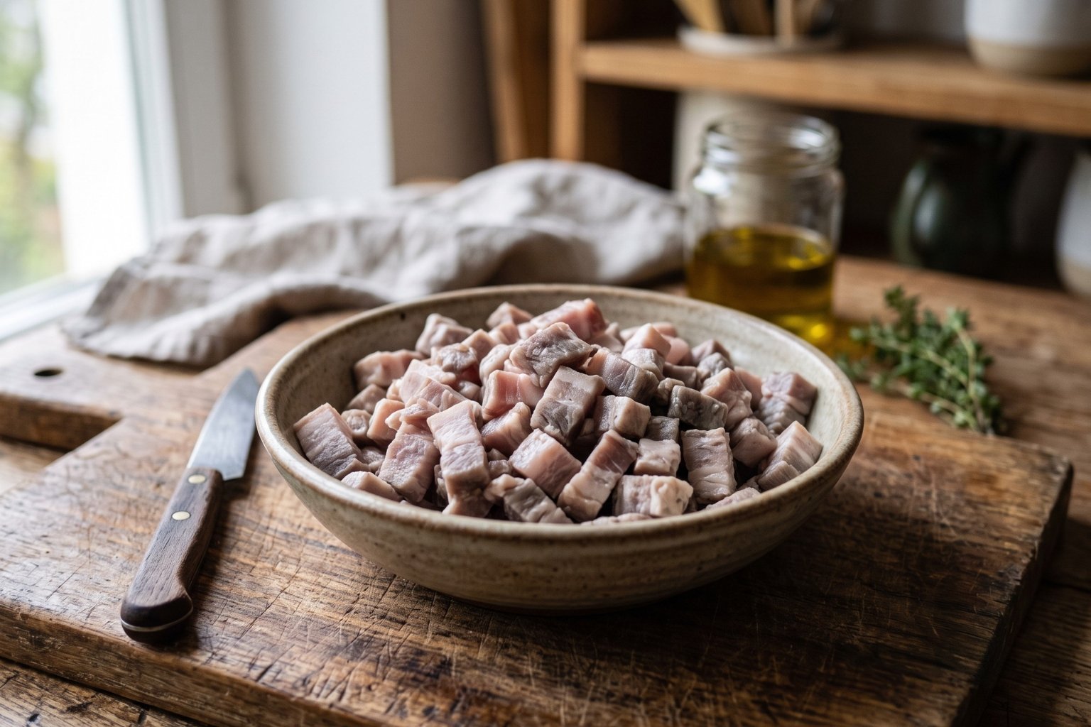 Peut-on manger des lardons gris