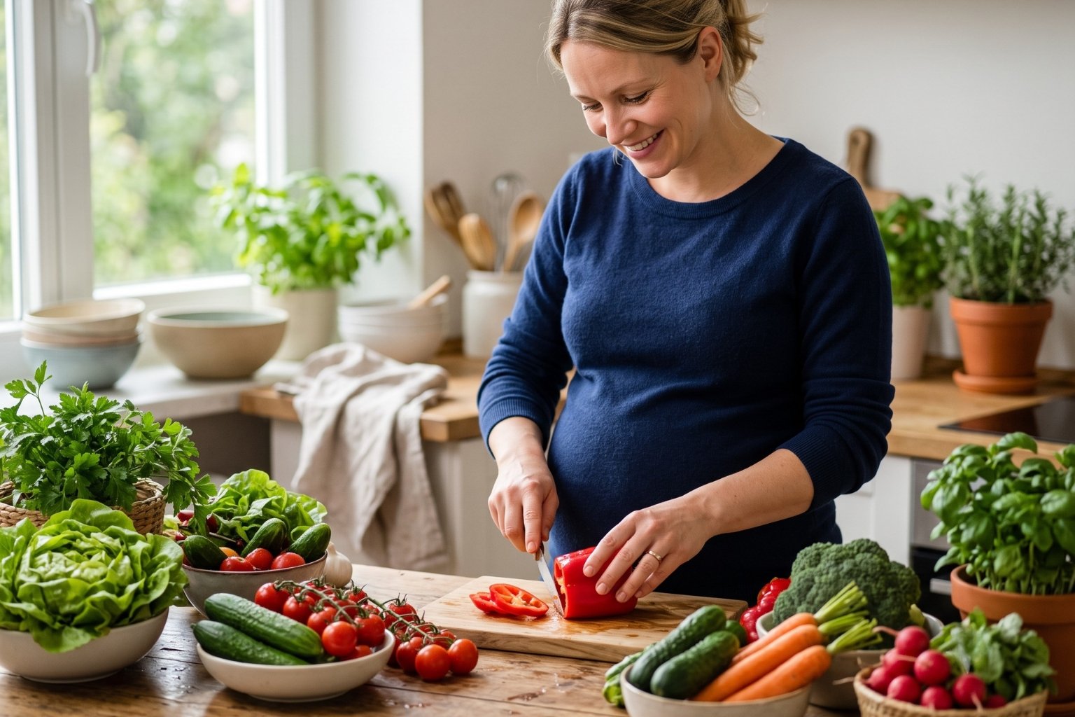 Peut on manger des légumes crus enceinte